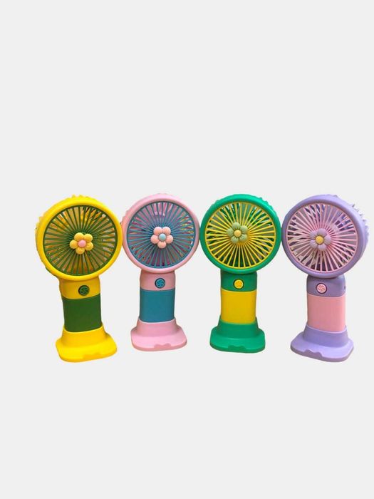 Портативный мини вентилятор, ручной, USB mini ventilyator, qo'llanma