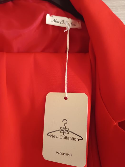 Costum femei Sacou și pantaloni rosu