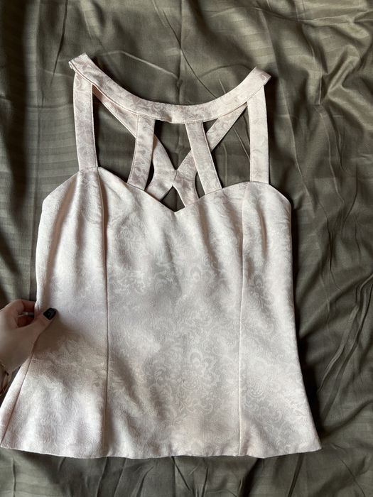 Top elegant roz pudra