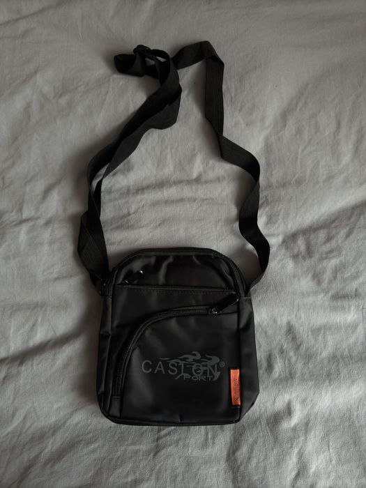 Borseta neagra barbati CASLON