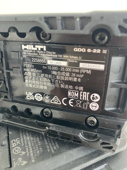 Biax Polizor Drept Hilti 2025