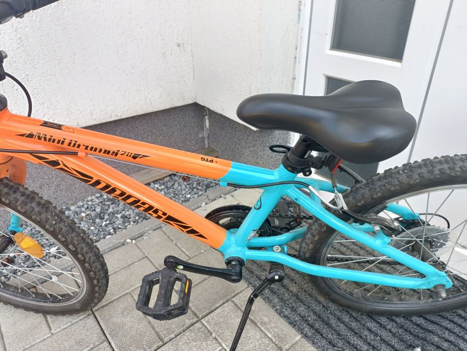 Bicicleta MTB Copii Pegas Mini Drumet 20'' Portocaliu Turcoaz
SKU DRUMET201PT