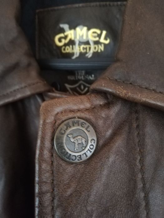 Geaca piele bărbati Camel Xl
