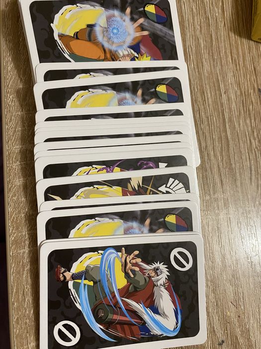 carti de joc uno cu narutto