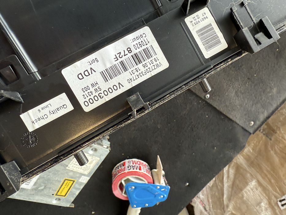 Километраж Vw Touran Фолксваген Туран 2005 1.9tdi 2tdi DSG 1t0920872f