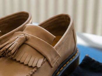 Dr. Martens Adrian YS Tassel Loafers EU43 | Saddle Tan | Model Rar