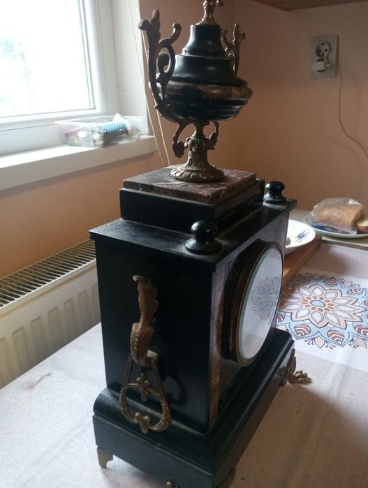 Ceas șemineu marmura neagra