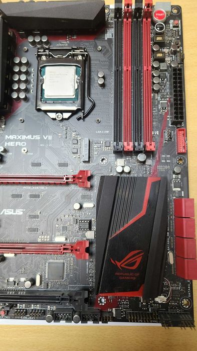 Дънна платка asus maximus 7 Hero/ i7-4770к/