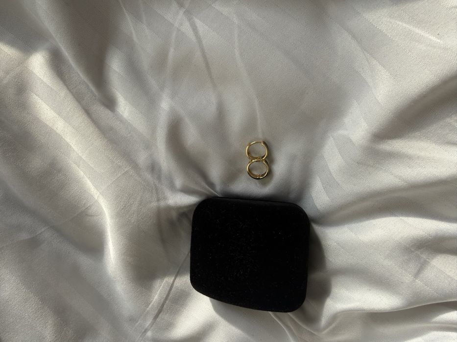 Золотые сережки 750 пробы новые