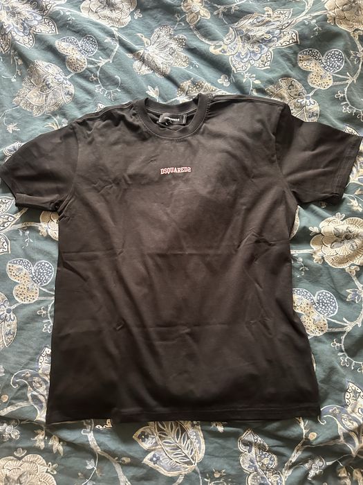 Dsquared2 черна тениска dsq2 icon dsquared dsq