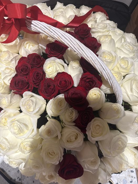 101 роза свежие только пришли