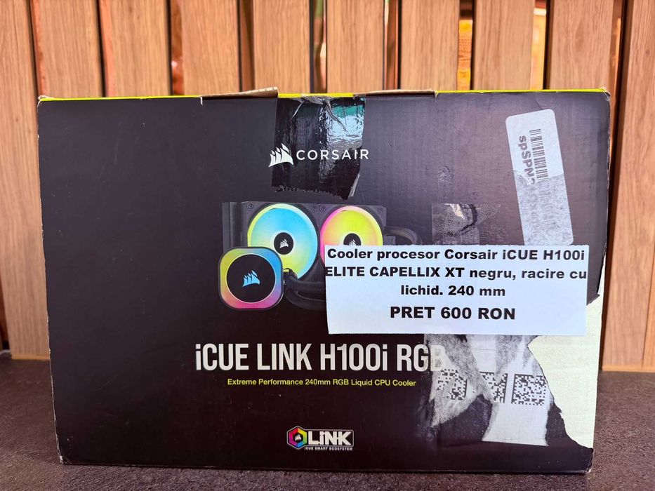 CORSAIR icue LINK H100i RGB negru