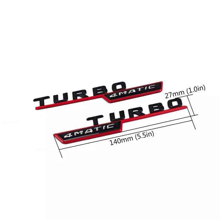 Емблема за калници на Мерцедес Turbo amg 4matic+