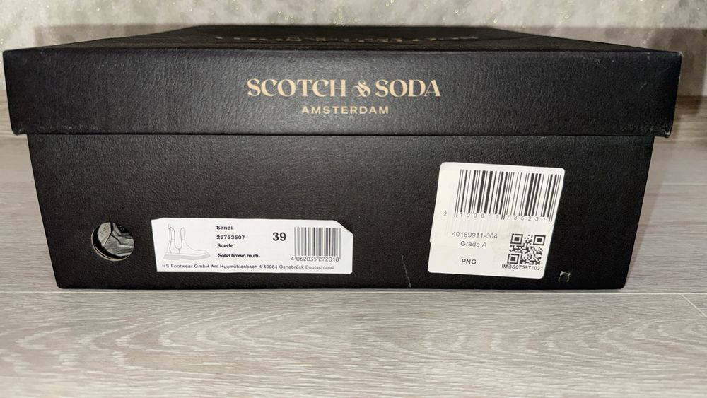 Боти от естествен велур Scotch&Soda