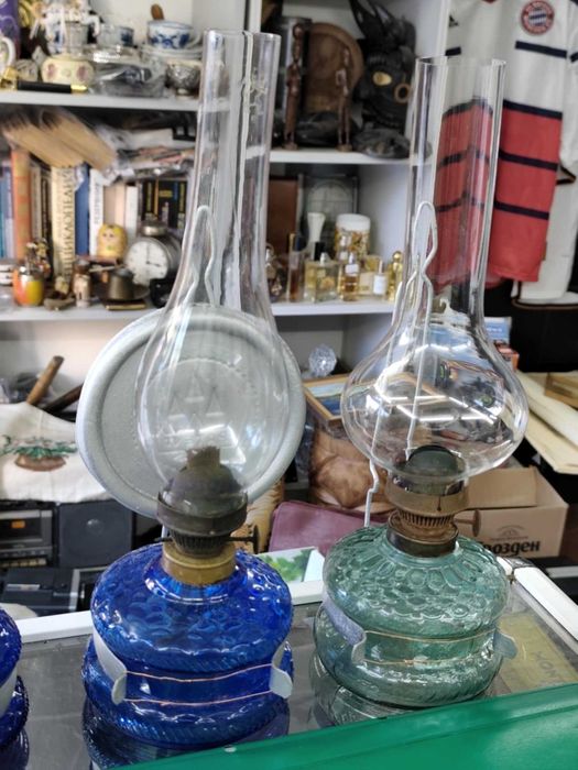 Стара газена лампа три броя