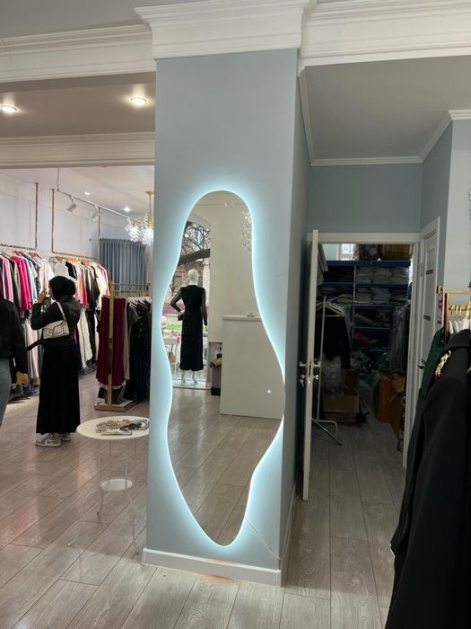 Зеркало на заказ, зеркало с подсветкой