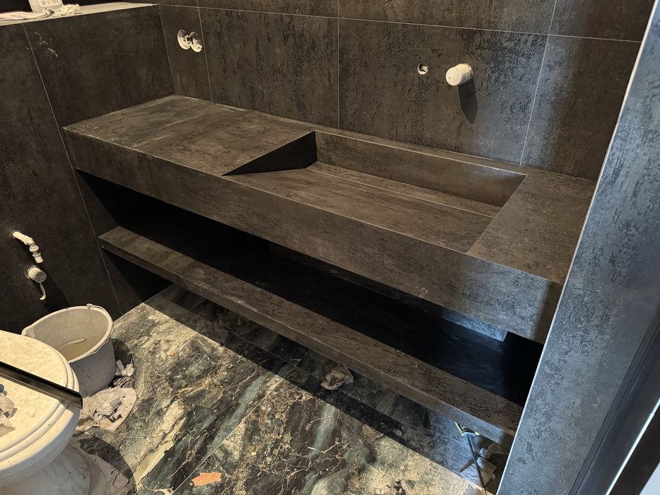 Раковина из керамогранита