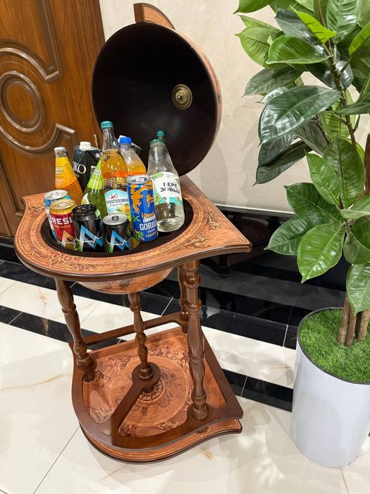 Глобус бар напольный для напитков 50x50x89 сфера 40 см