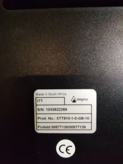 Управление за бариера   ITT Терминал   XTT910-1-0-GB-10