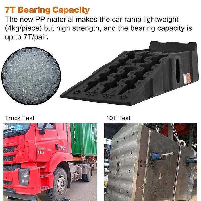 Пластмасови автомобилни рампи, комплект 2 броя