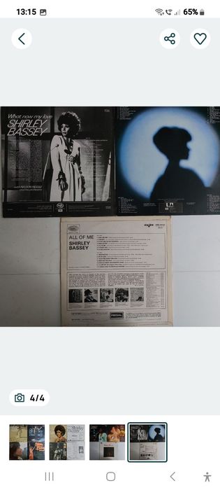 Shirley Bassey vinil