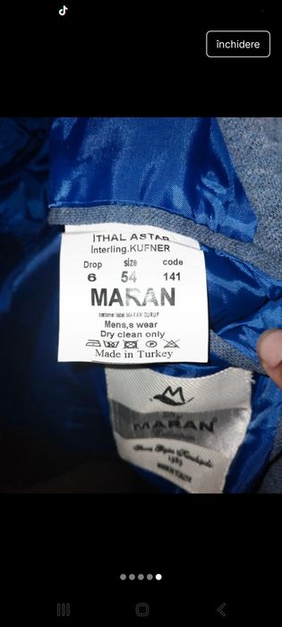 Vând sacou nou ne folosit