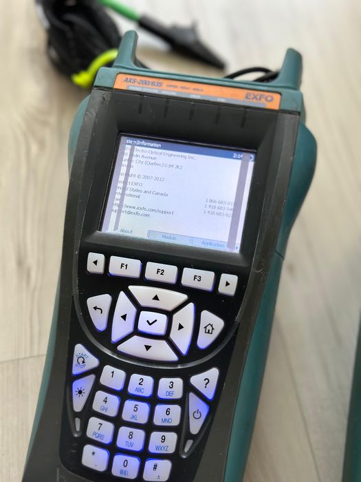 EXFO AXS 200/635 Sharp Tester Testare Linii Telecomunicatii Multimetru Digital Dmm Stare Buna