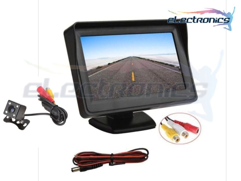 5" TFT LCD цветен монитор с камера за задно виждане