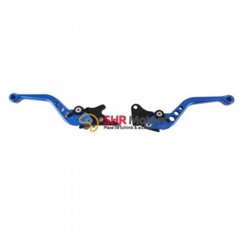 Set manete (frana + ambreiaj) Yamaha, Honda rosi/albastre