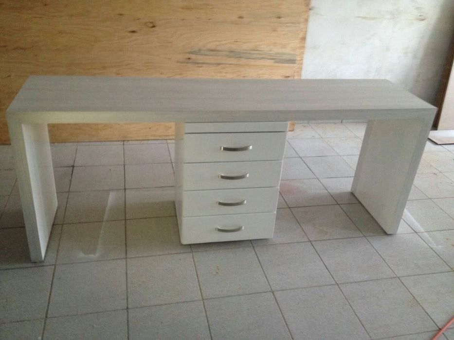 Masa de manichiură MDF DUBLĂ CU ASPIRATOR