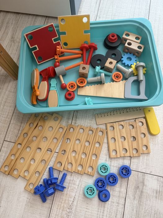 Banc de lucru din lemn Mappy