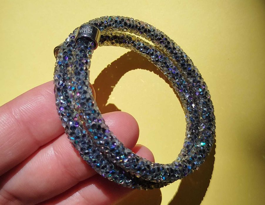 двойна гривна Swarovski