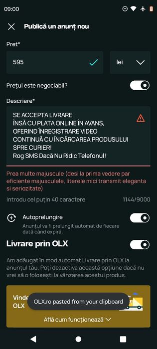 9MP, ÎNCĂLZIRE PARDOSEALĂ termostat,Antialergic
rezistent, antialergic