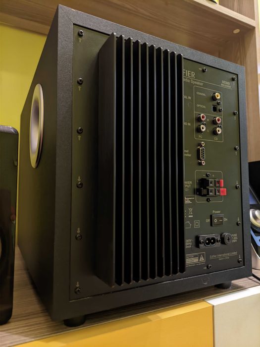 Аудио система 2.1 Edifier S530D (Оптичен вход, 145W RMS) - Пълен комплект