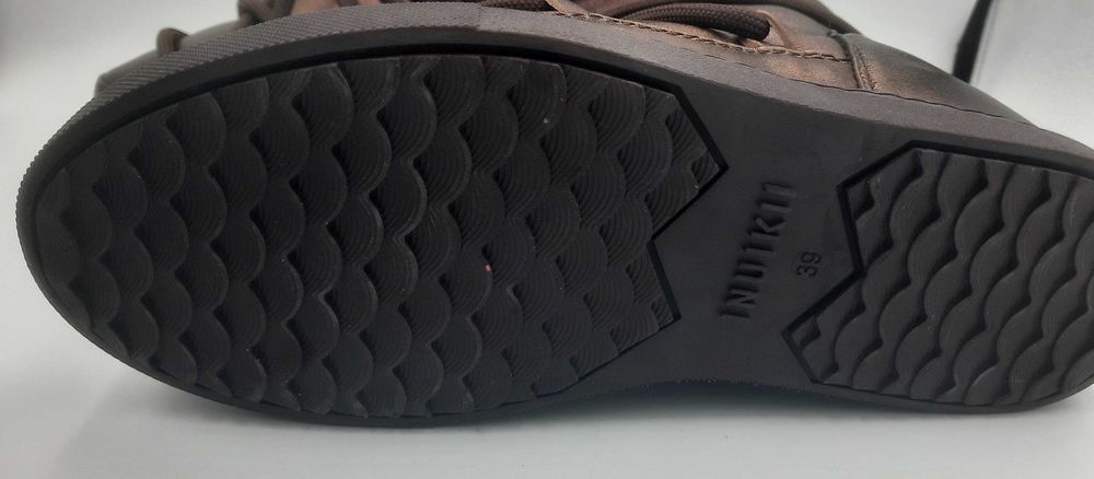 Ghete apres ski INUIKII originale noi piele si blana naturala 39