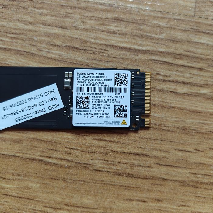 SSD Samsung 512GB m2