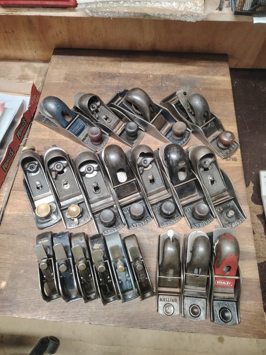 block plane si bullnose englezesti Stanley si Record