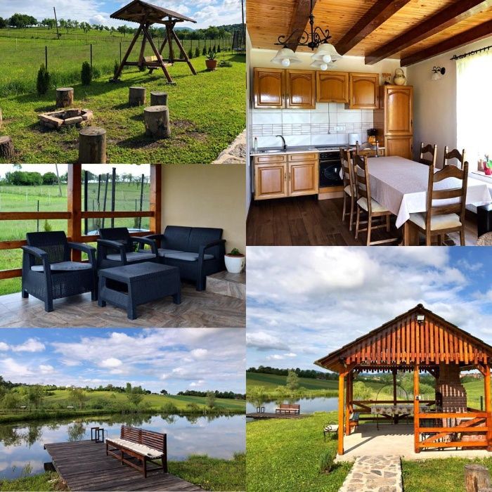 Cabana Livia - Bratca de inchiriat cu lac pentru pescuit