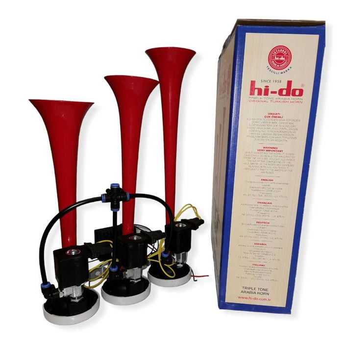 24V 230dB Музикална Тромба с 12 мелодии за Камиони Трактори Автовози