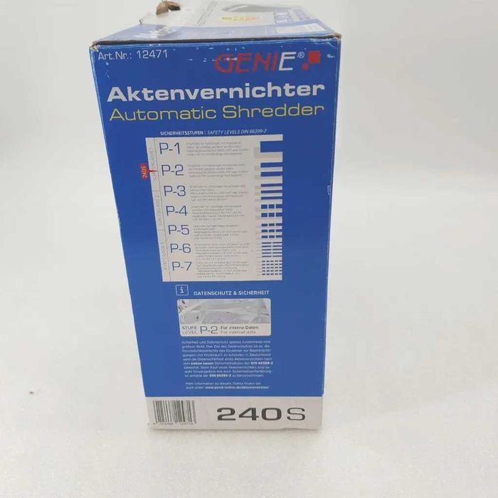 Професионален шредер за документи Genie 240S за унищожаване