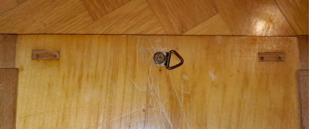 Антикварна картина дървена интарзия на Луис Армстронг ръчна изработка