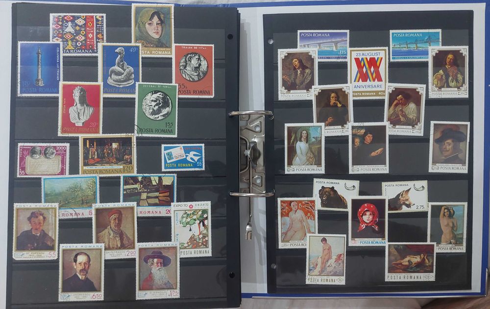 Album cu timbre romanesti + bonus