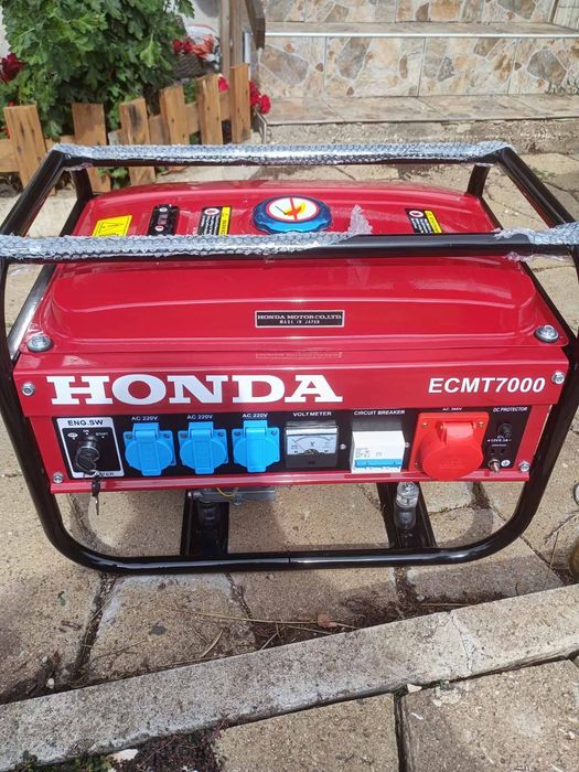 Продавам бензинов генератор HONDA ECMT7000 – 7.5 kW