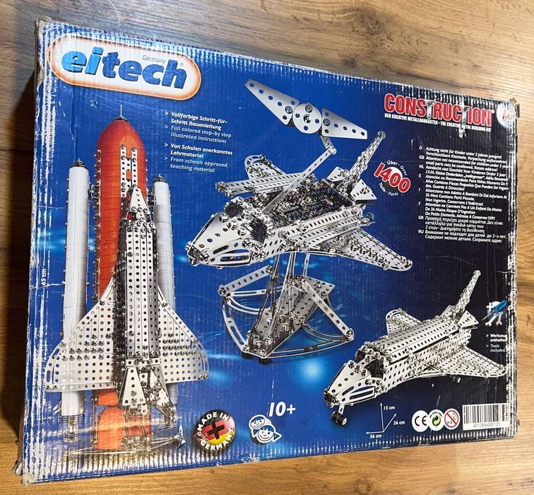 Метален конструктор Space Shuttle, 1400 части, за деца над 10 г.