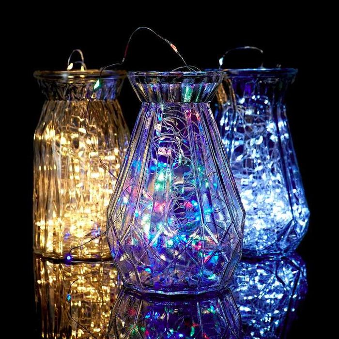 Лампички LED гирлянд Соларни 20 Метра