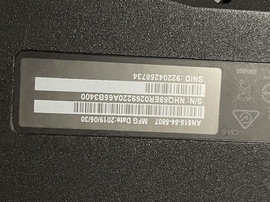 Продается Ноутбук Acer Nitro 5 AN515