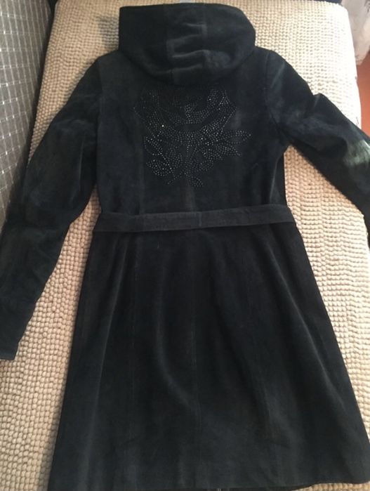 Замшевый натуральный плащ