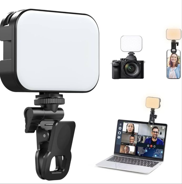 ULANZI VL100X LED селфи светлина с щипка