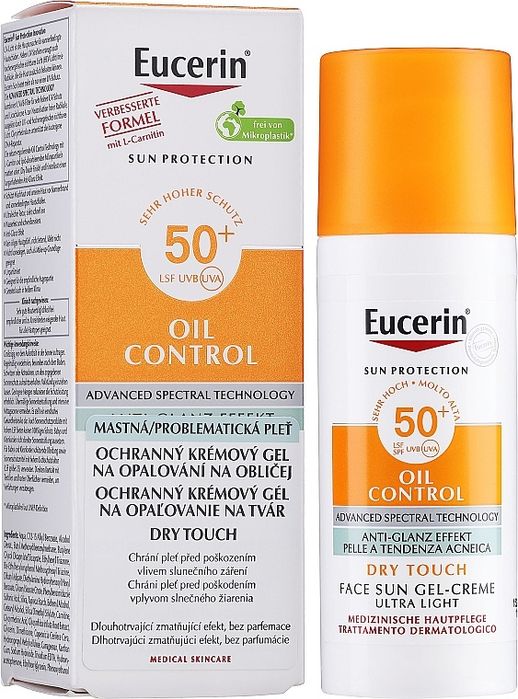Слънцезащита Eucerin Oil Control SPF 50+