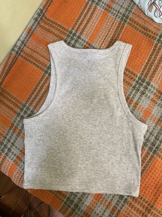 серый удобный топ